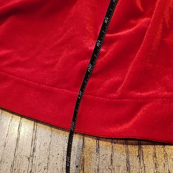 4T red long sleeve velvet dress Mud Pie - Picture 8 of 13